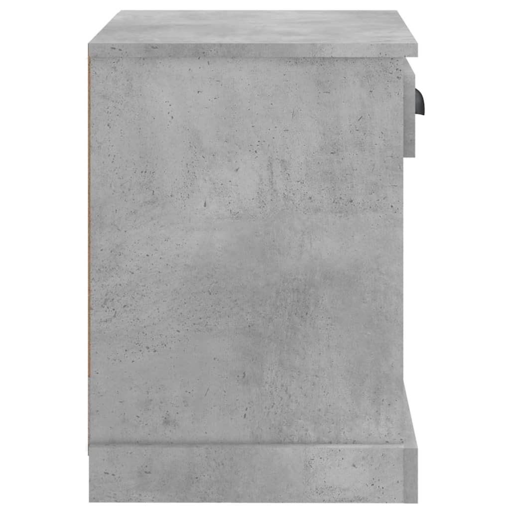 Noptiere, 2 buc., gri beton, 43x36x50 cm GartenMobel Dekor