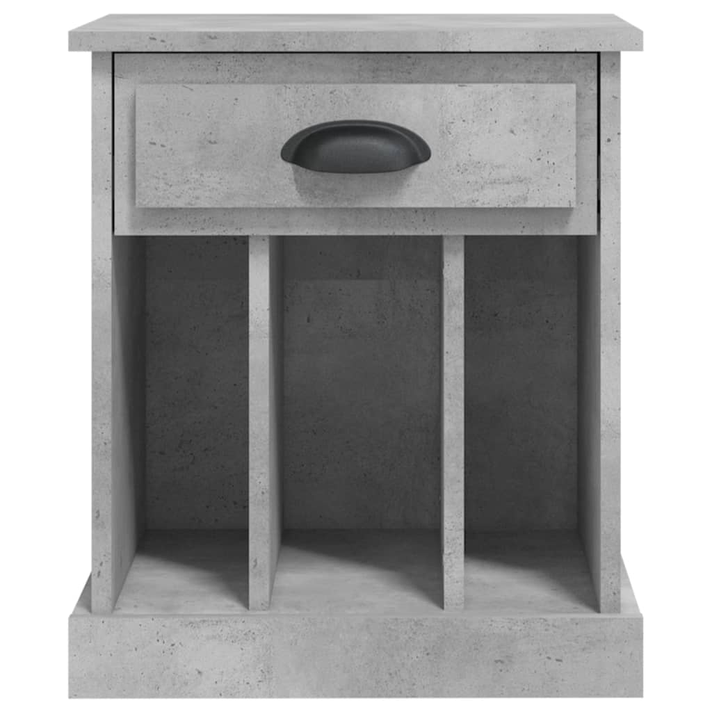 Noptiere, 2 buc., gri beton, 43x36x50 cm GartenMobel Dekor