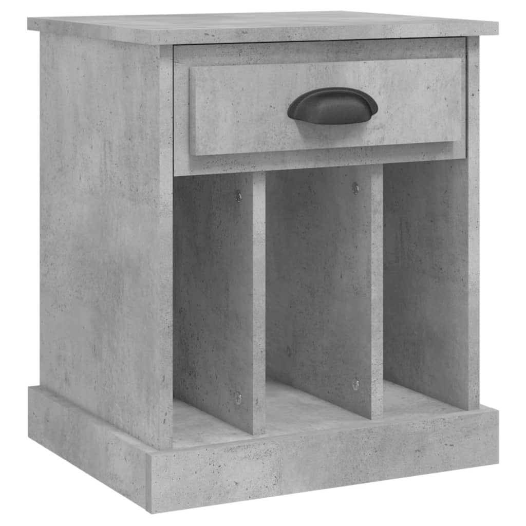 Noptiere, 2 buc., gri beton, 43x36x50 cm GartenMobel Dekor
