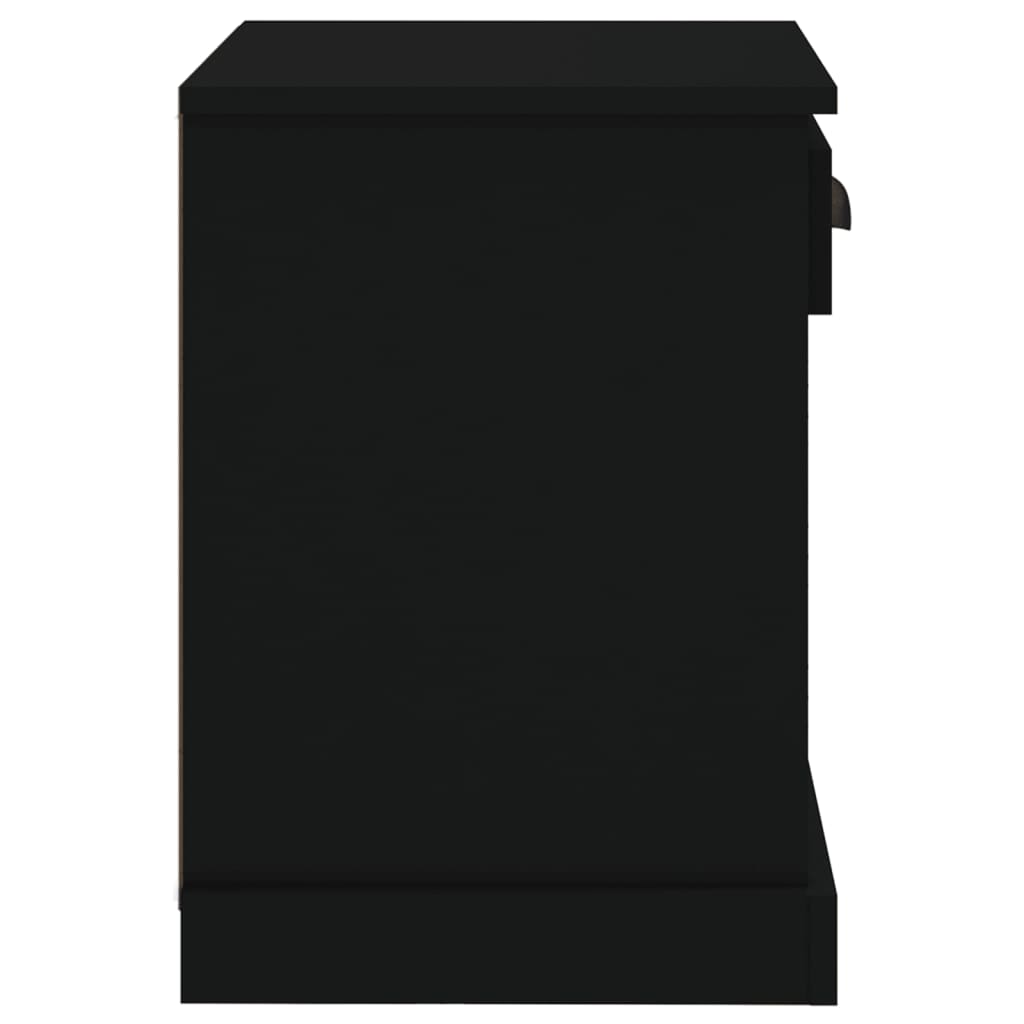 Noptiere, 2 buc., negru, 40x35x50 cm GartenMobel Dekor