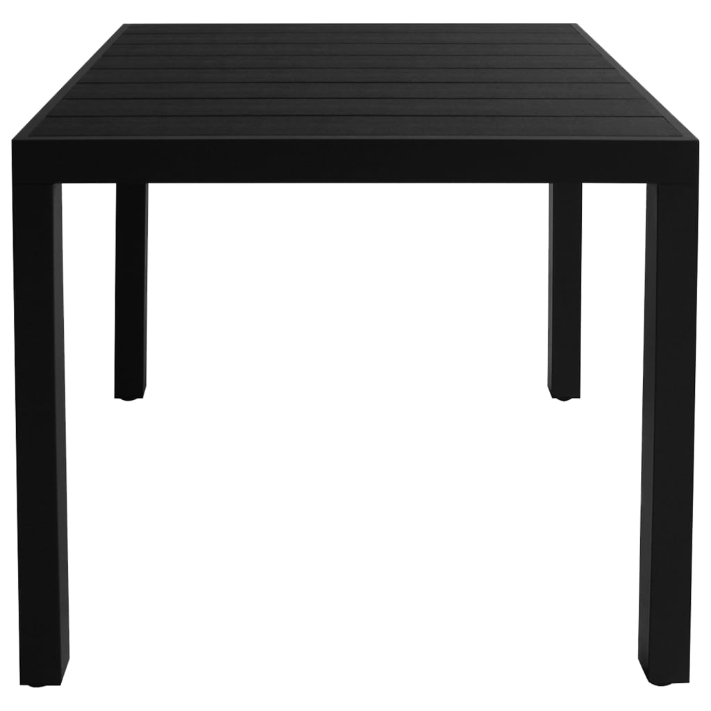 Set mobilier de grădină, 3 piese, negru și maro GartenMobel Dekor