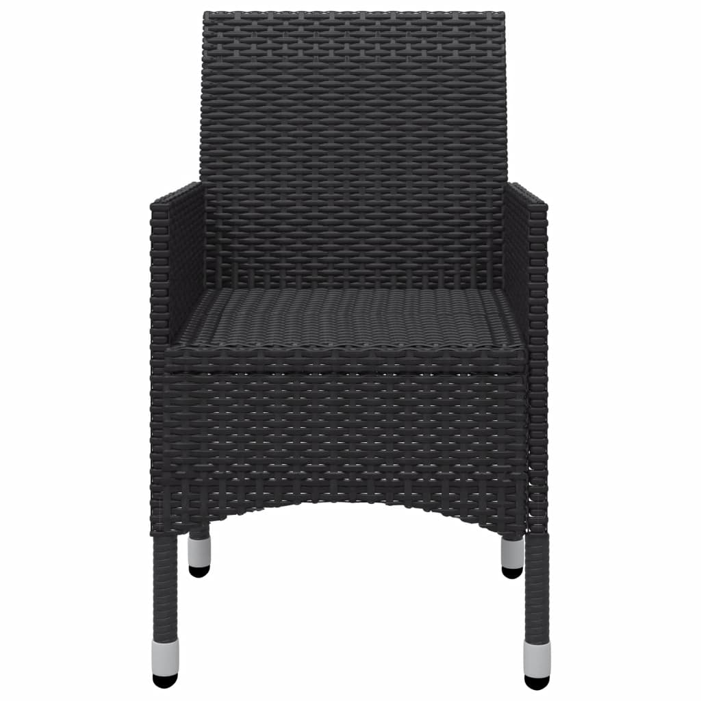 Set mobilier de grădină, 5 piese, negru GartenMobel Dekor