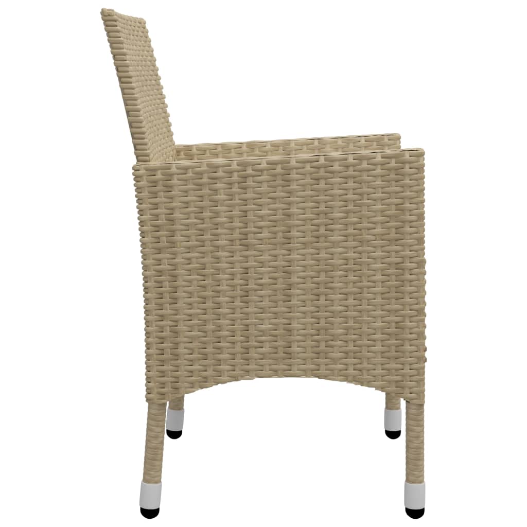 Set mobilier de grădină, 7 piese, bej GartenMobel Dekor