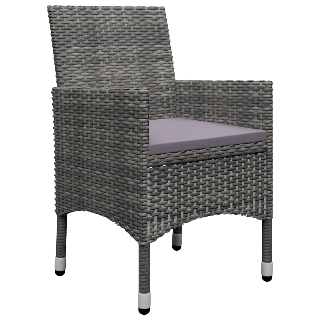 Set mobilier de grădină, 7 piese, gri GartenMobel Dekor