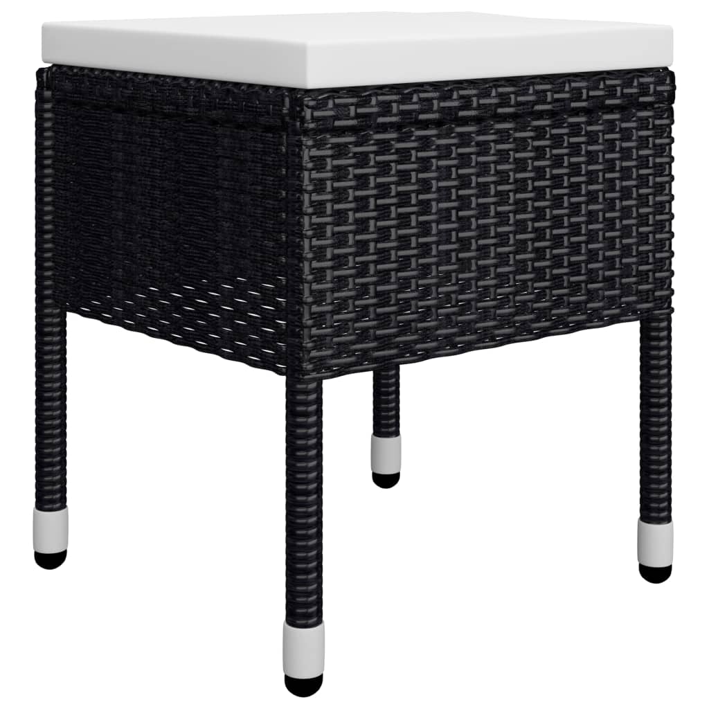 Set mobilier de grădină, 7 piese, negru GartenMobel Dekor