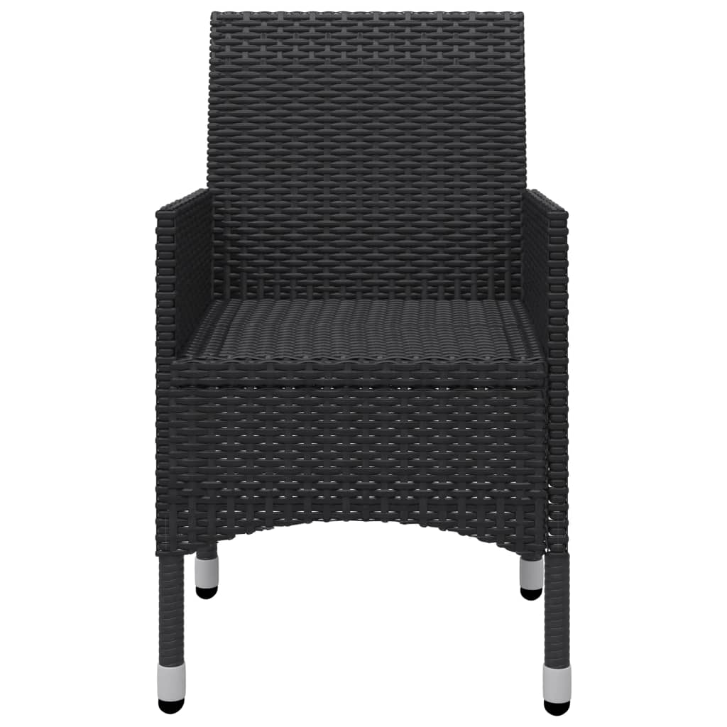 Set mobilier de grădină, 9 piese, negru GartenMobel Dekor