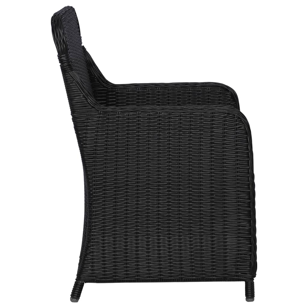 Set mobilier pentru grădină, 9 piese, negru GartenMobel Dekor
