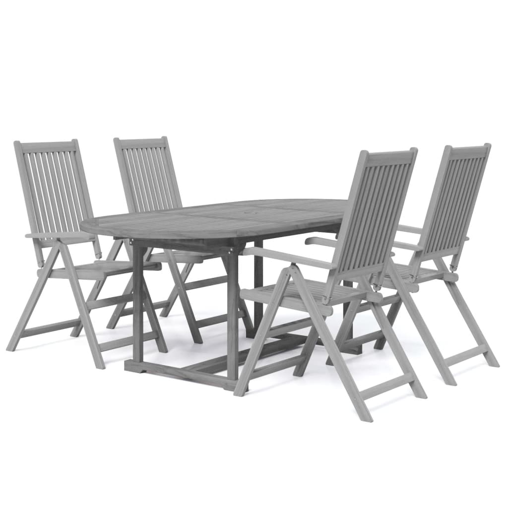Set mobilier de grădină, 5 piese, lemn masiv de acacia GartenMobel Dekor