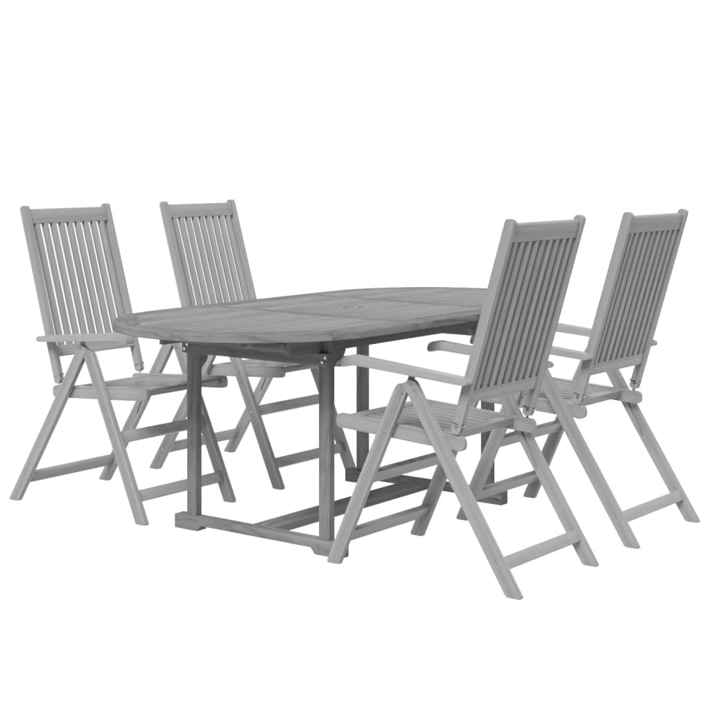 Set mobilier de grădină, 5 piese, lemn masiv de acacia GartenMobel Dekor