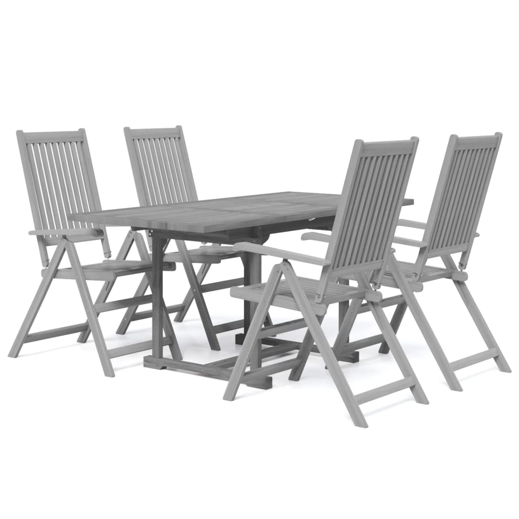 Set mobilier de grădină, 5 piese, lemn masiv de acacia GartenMobel Dekor