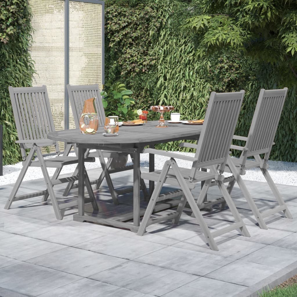 Set mobilier de grădină, 5 piese, lemn masiv de acacia GartenMobel Dekor