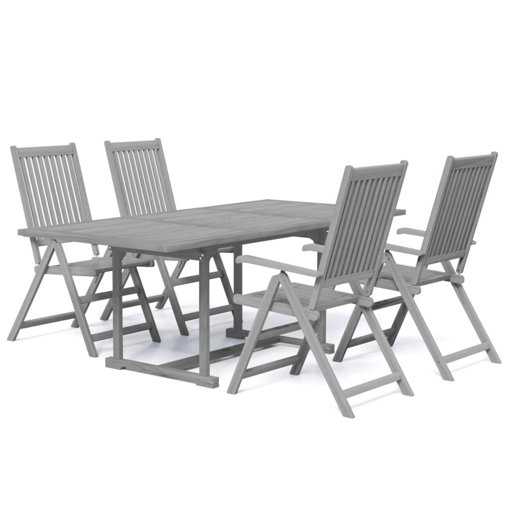 Set mobilier de grădină, 5 piese, lemn masiv de acacia GartenMobel Dekor