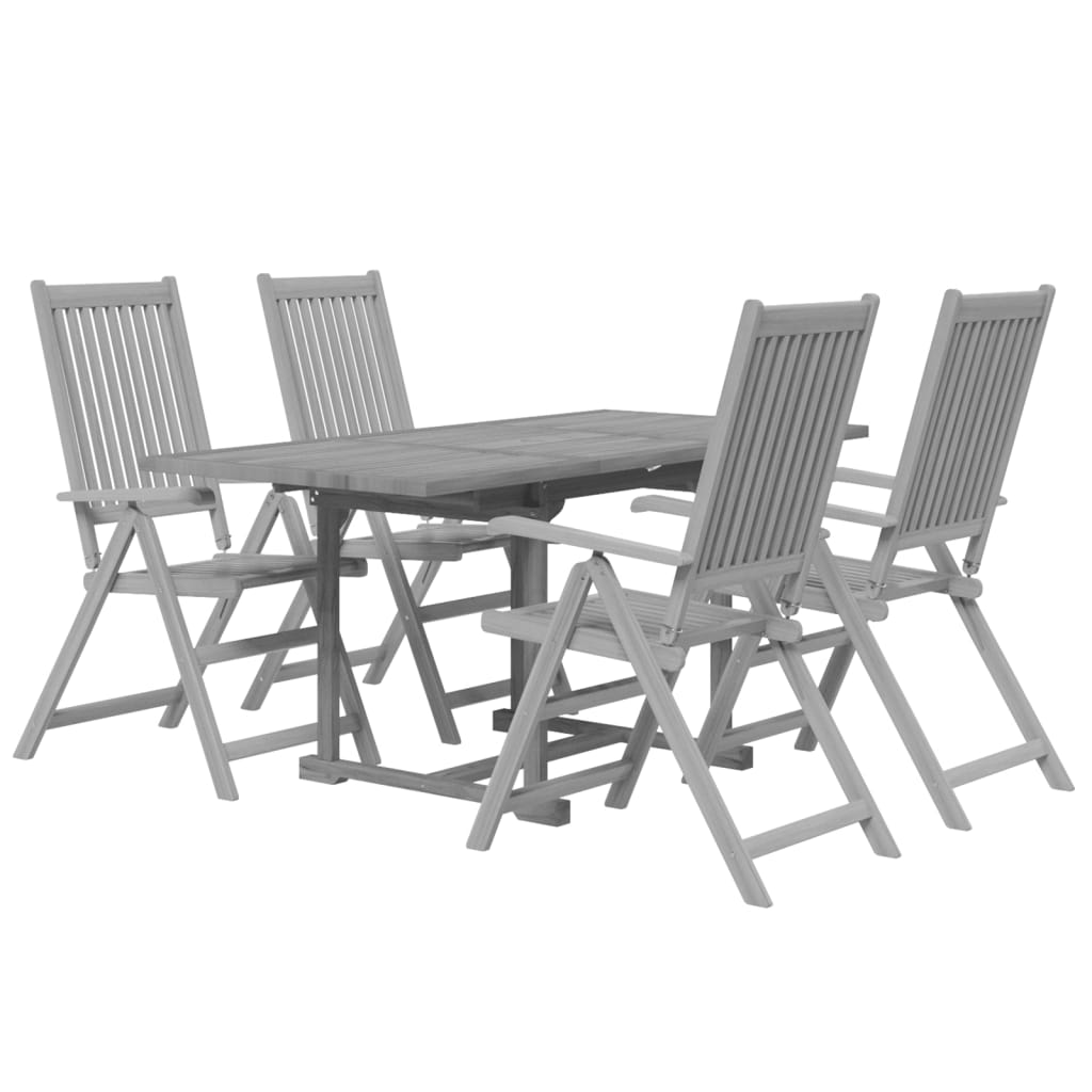 Set mobilier de grădină, 5 piese, lemn masiv de acacia GartenMobel Dekor