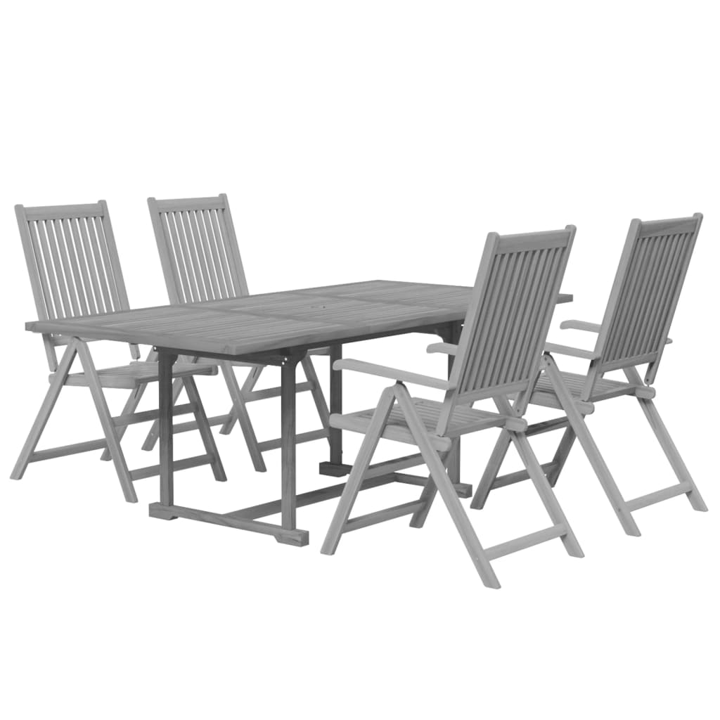 Set mobilier de grădină, 5 piese, lemn masiv de acacia GartenMobel Dekor