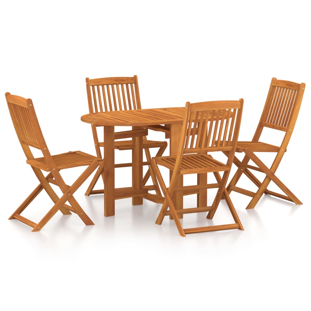 Set mobilier de grădină, 5 piese, lemn masiv de acacia GartenMobel Dekor