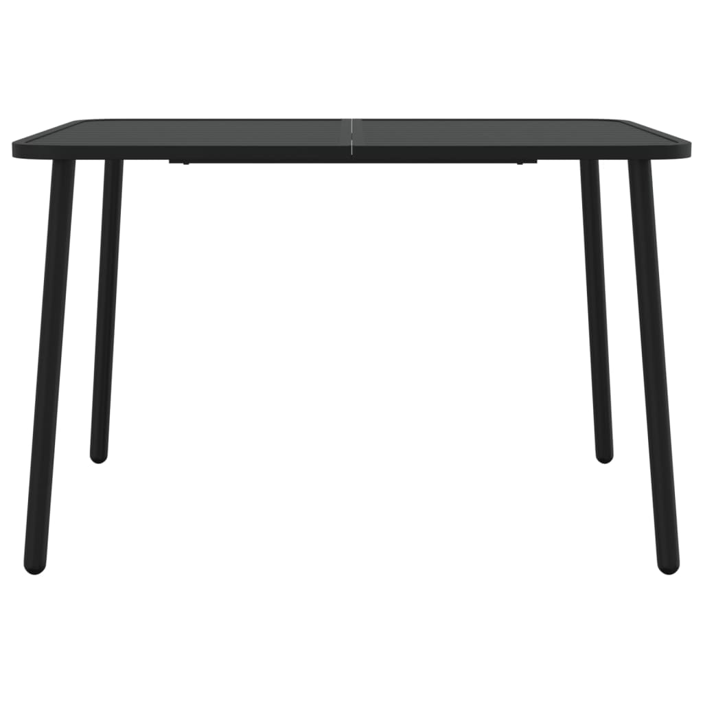 Set de masă pentru grădină, 5 piese, antracit, oțel GartenMobel Dekor