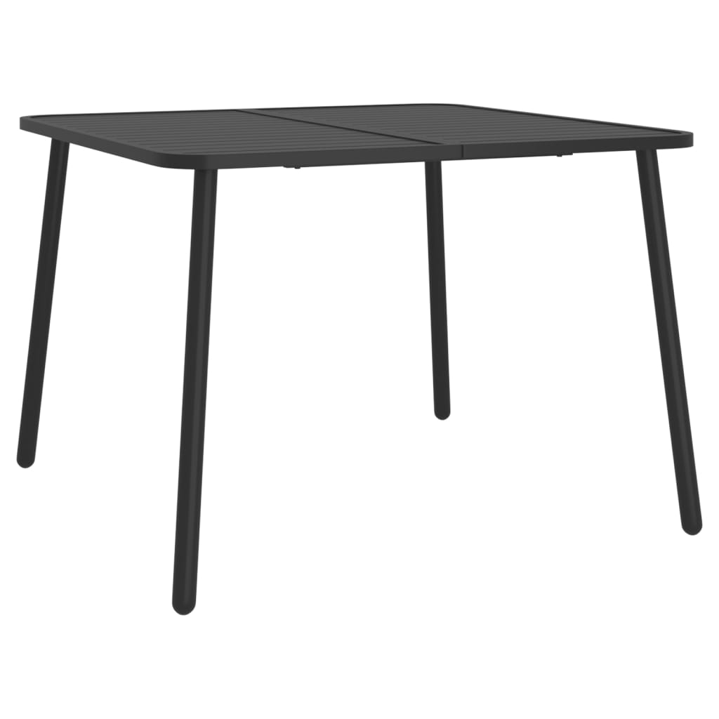 Set de masă pentru grădină, 5 piese, antracit, oțel GartenMobel Dekor