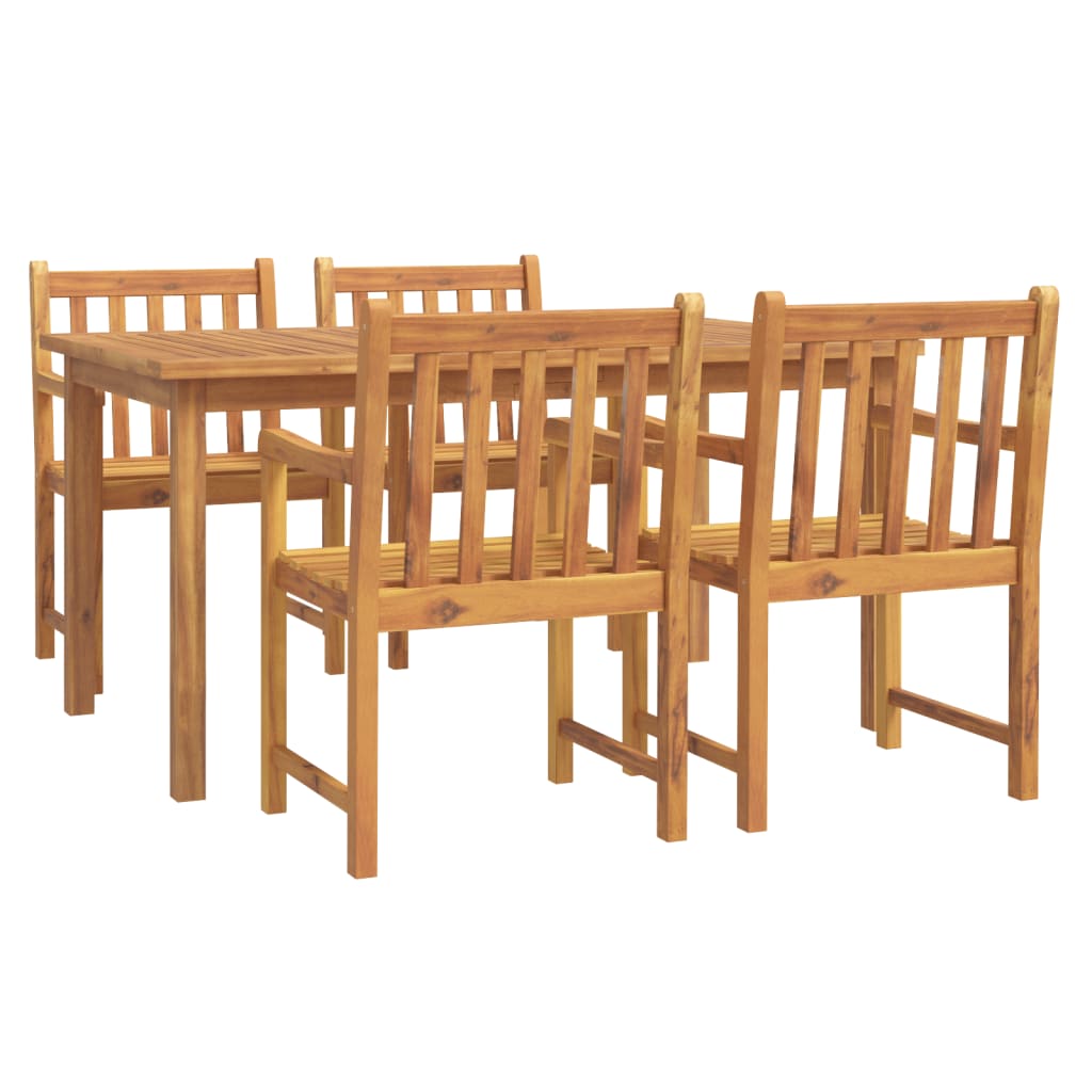 Set mobilier de grădină, 5 piese, lemn masiv de acacia GartenMobel Dekor