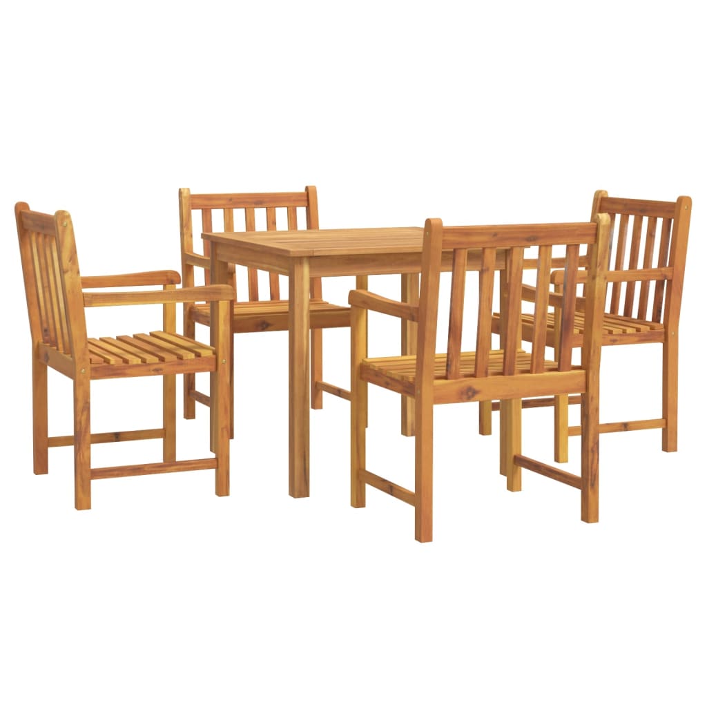Set mobilier de grădină, 5 piese, lemn masiv de acacia GartenMobel Dekor