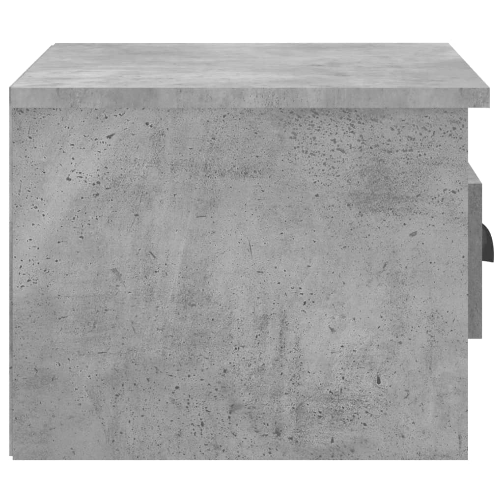 Noptiere de perete, 2 buc., gri beton, 41,5x36x28 cm GartenMobel Dekor