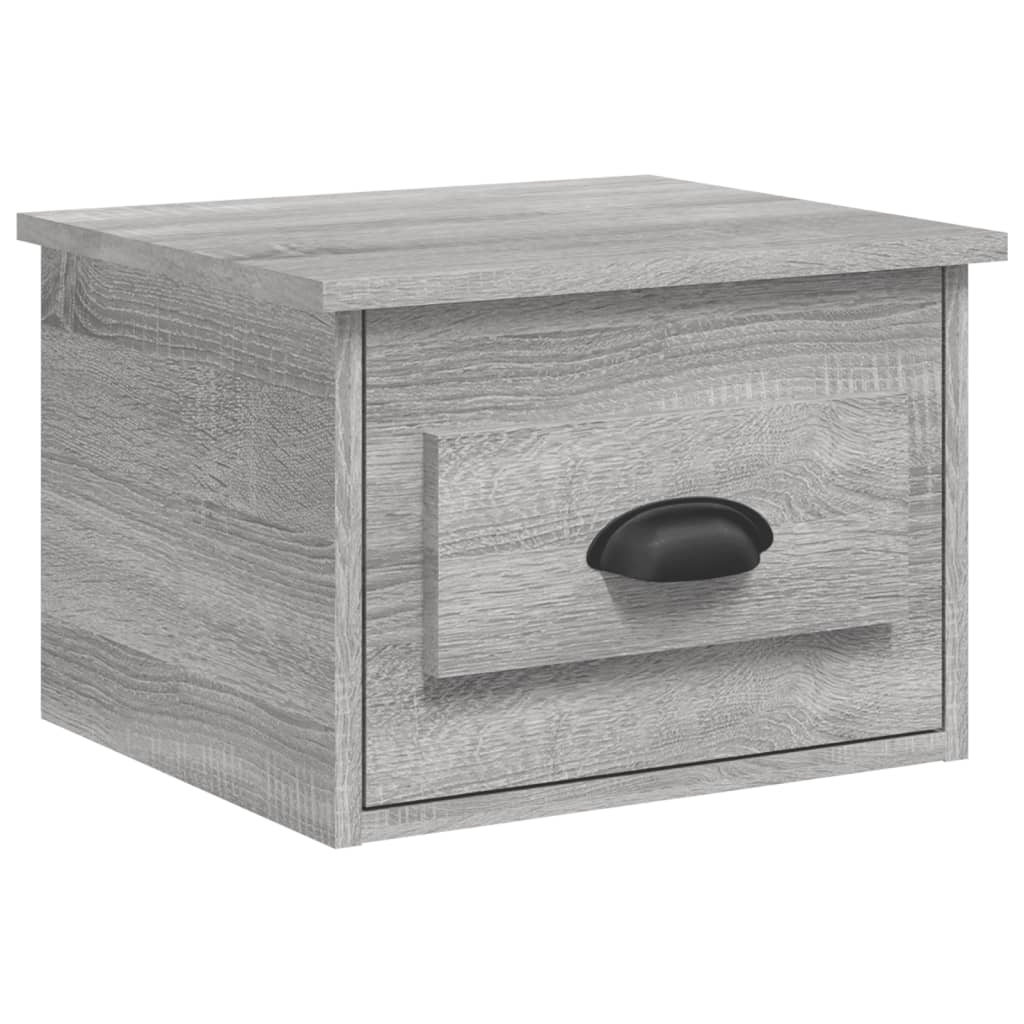 Noptiere de perete, 2 buc., gri sonoma, 41,5x36x28 cm GartenMobel Dekor