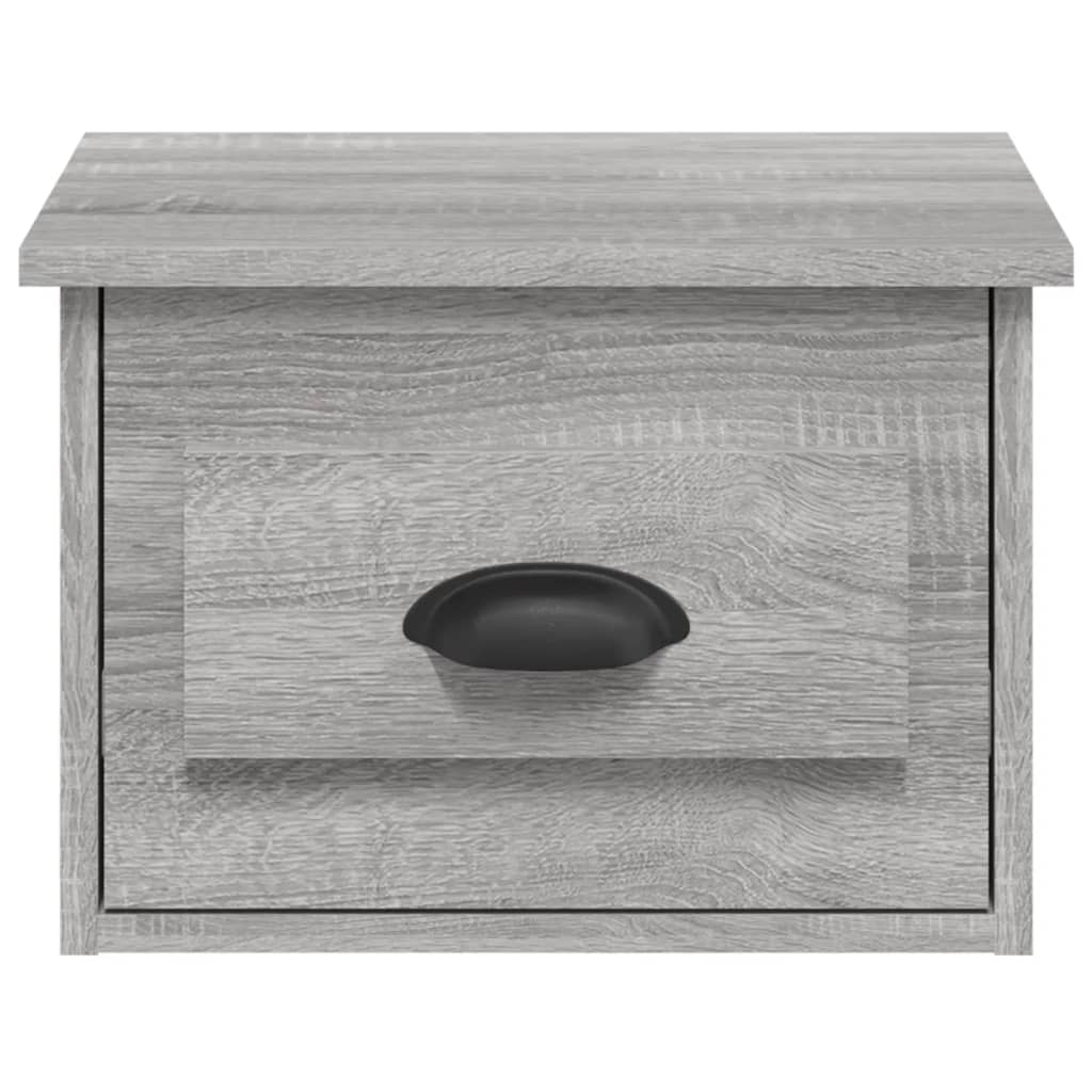 Noptiere de perete, 2 buc., gri sonoma, 41,5x36x28 cm GartenMobel Dekor