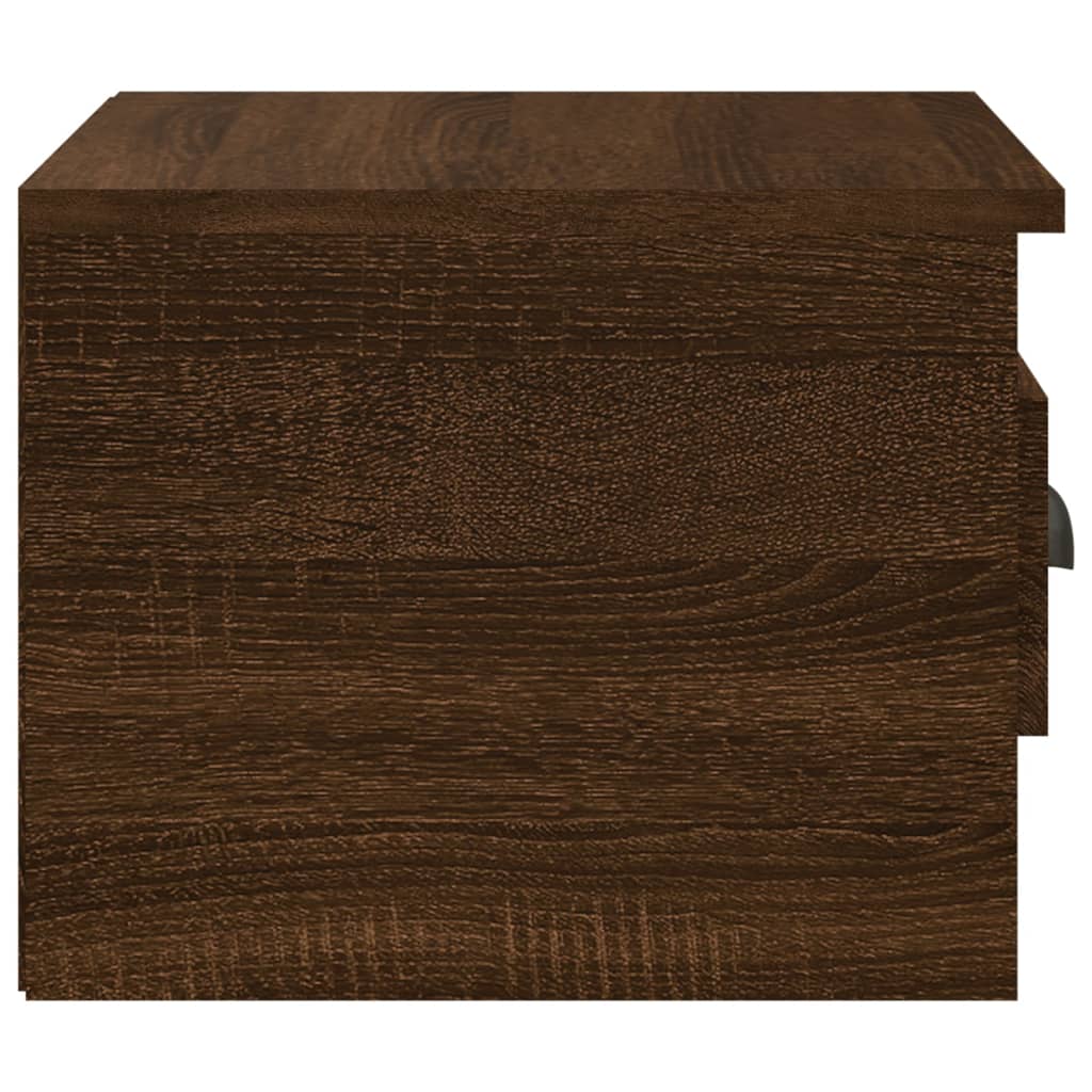 Noptiere de perete, 2 buc., stejar maro, 41,5x36x28 cm GartenMobel Dekor