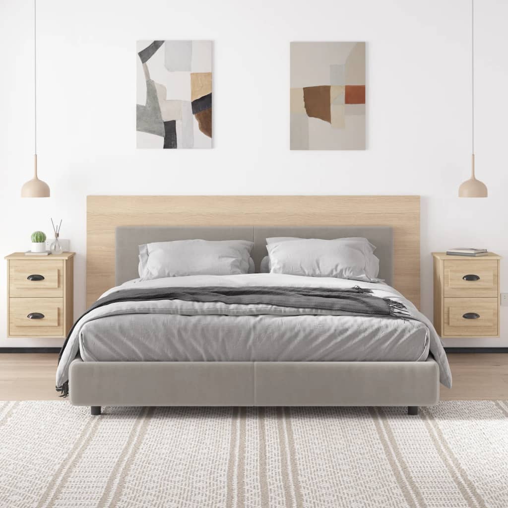 Noptiere de perete, 2 buc., stejar sonoma, 41,5x36x53cm GartenMobel Dekor