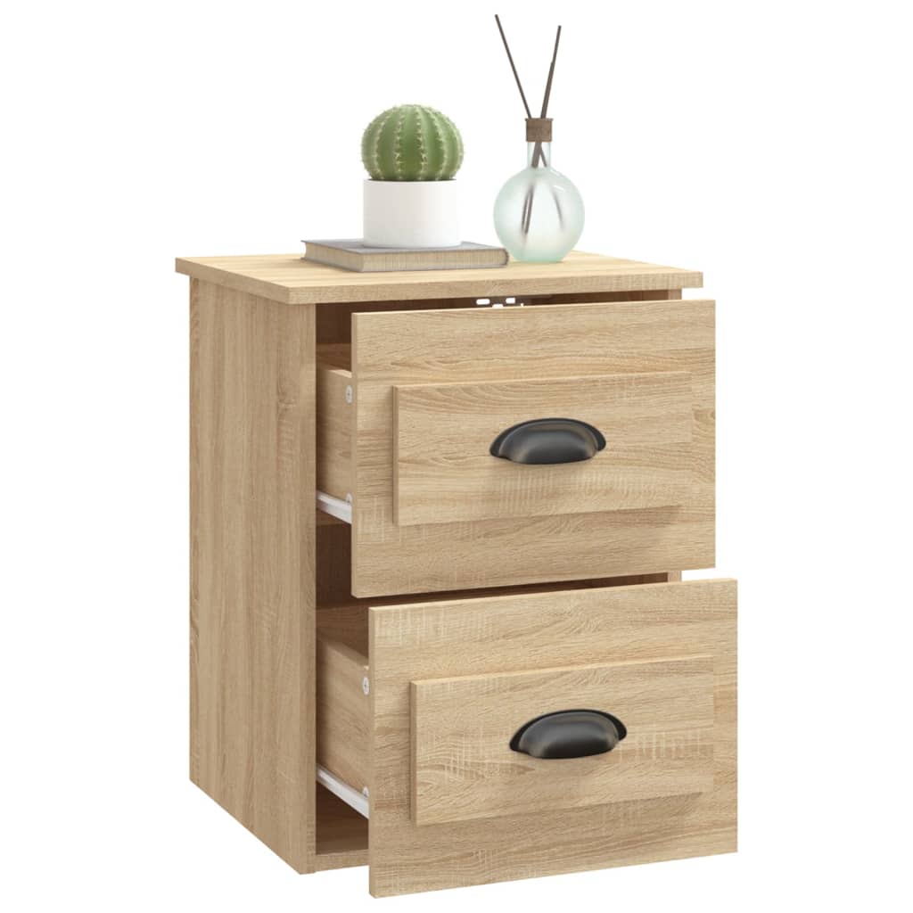 Noptiere de perete, 2 buc., stejar sonoma, 41,5x36x53cm GartenMobel Dekor
