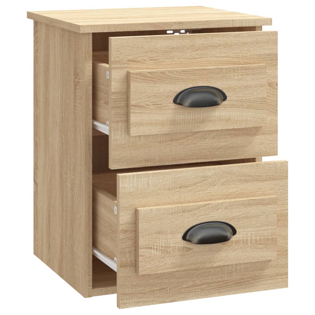 Noptiere de perete, 2 buc., stejar sonoma, 41,5x36x53cm GartenMobel Dekor