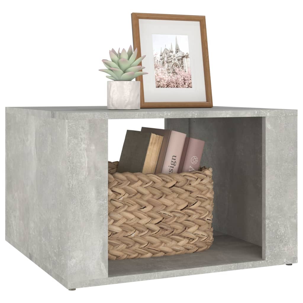 Noptieră, gri beton, 57x55x36 cm, lemn compozit GartenMobel Dekor