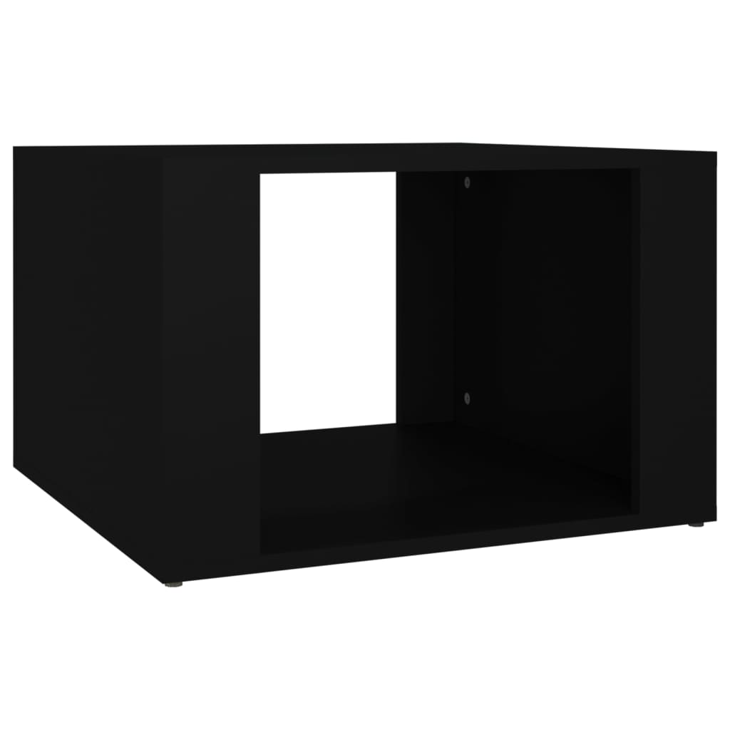 Noptieră, negru, 57x55x36 cm, lemn compozit GartenMobel Dekor