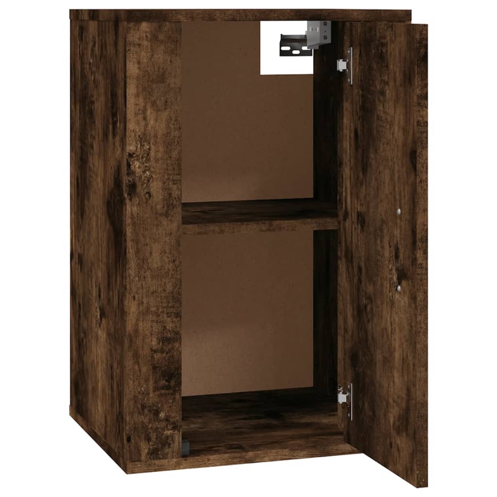 Dulapuri TV montaj pe perete 2 buc stejar fumuriu 40x34,5x60 cm GartenMobel Dekor