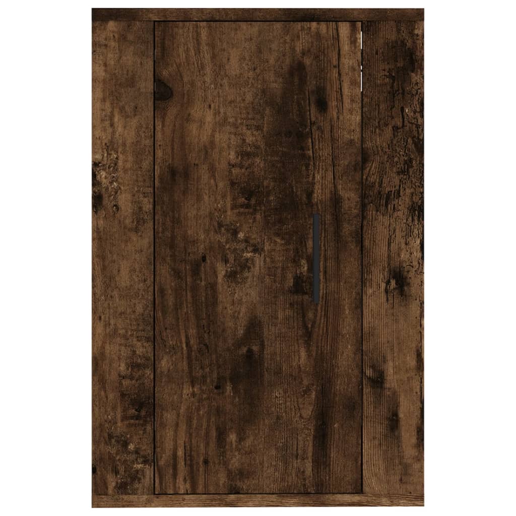 Dulapuri TV montaj pe perete 2 buc stejar fumuriu 40x34,5x60 cm GartenMobel Dekor