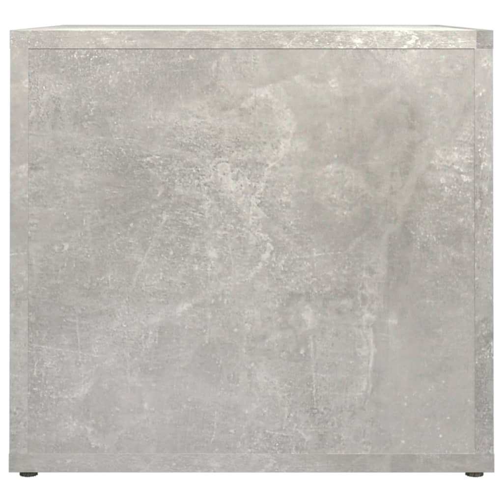 Noptieră, gri beton, 41x40x36 cm, lemn compozit GartenMobel Dekor