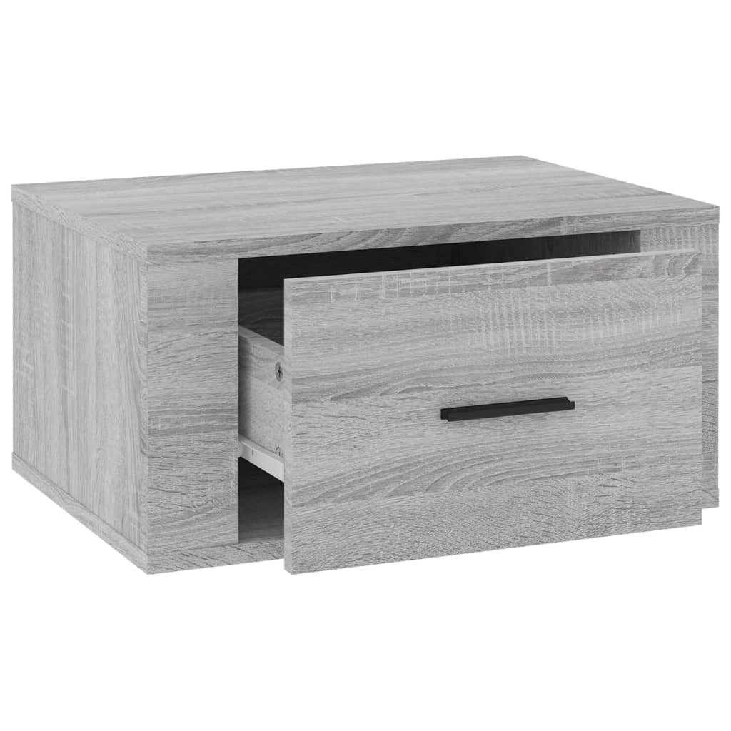 Noptieră de perete, gri sonoma, 50x36x25 cm GartenMobel Dekor