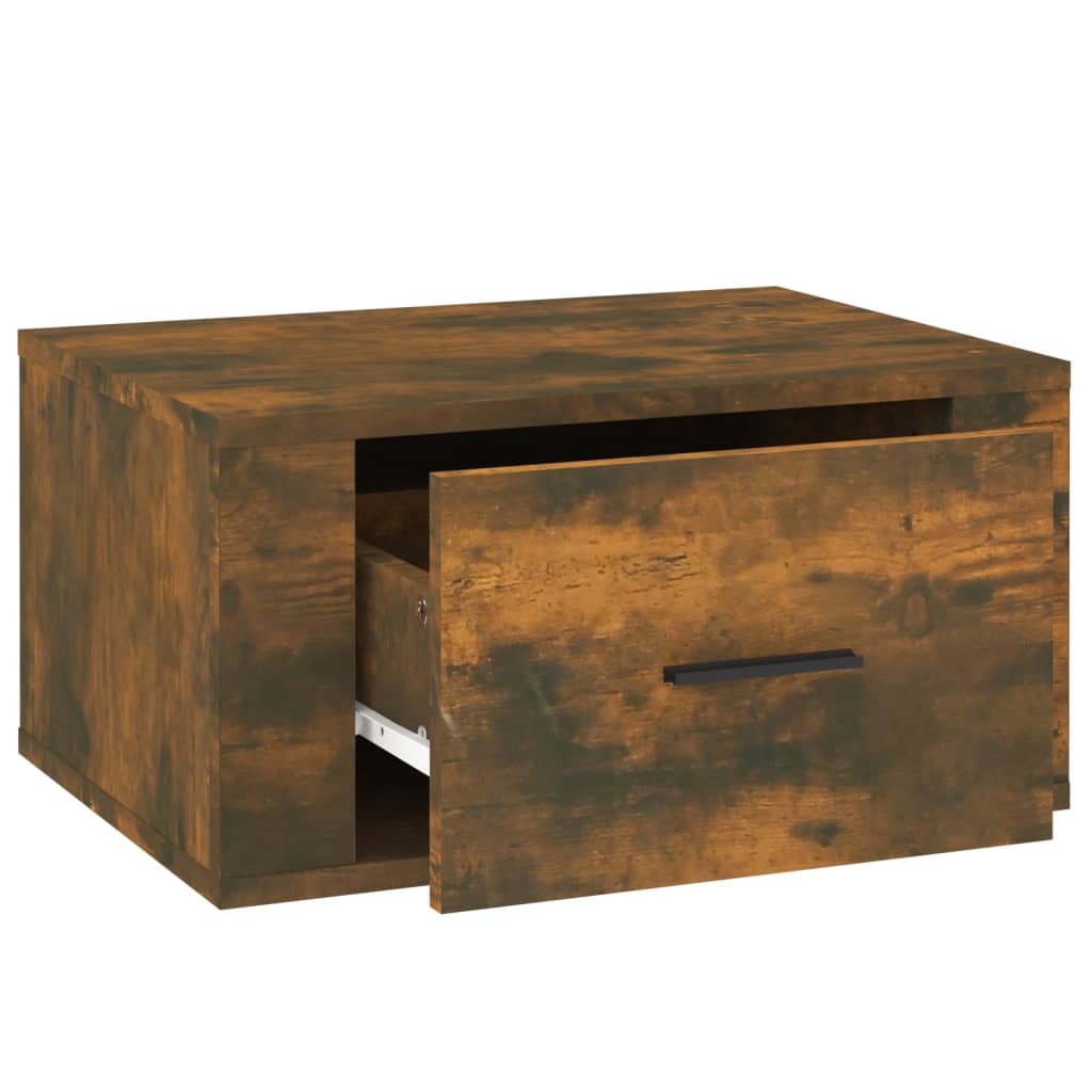 Noptieră de perete, stejar fumuriu, 50x36x25 cm GartenMobel Dekor