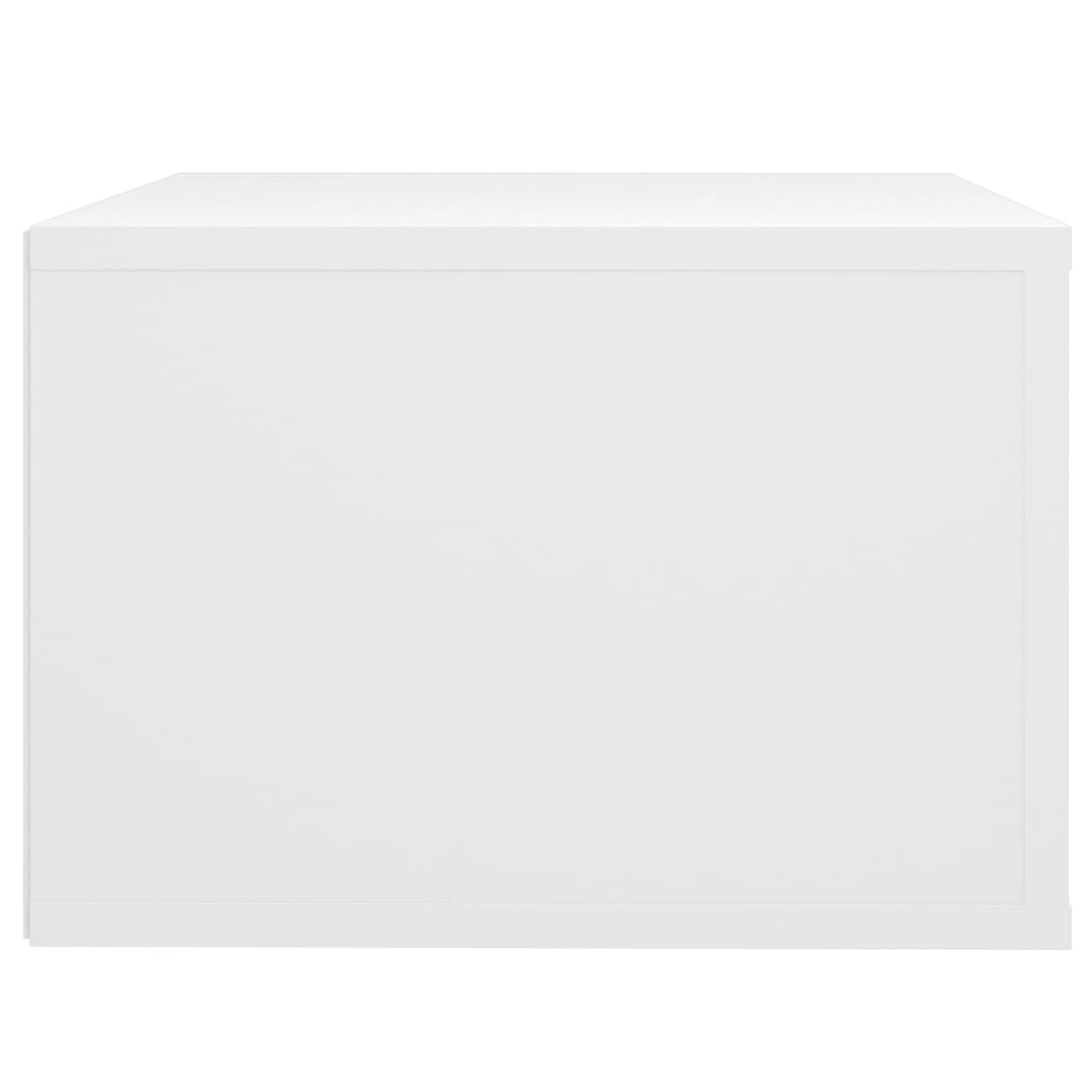 Noptiere de perete, 2 buc., alb, 50x36x25 cm GartenMobel Dekor
