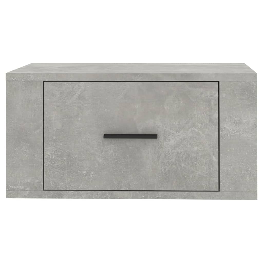 Noptiere de perete, 2 buc., gri beton, 50x36x25 cm GartenMobel Dekor