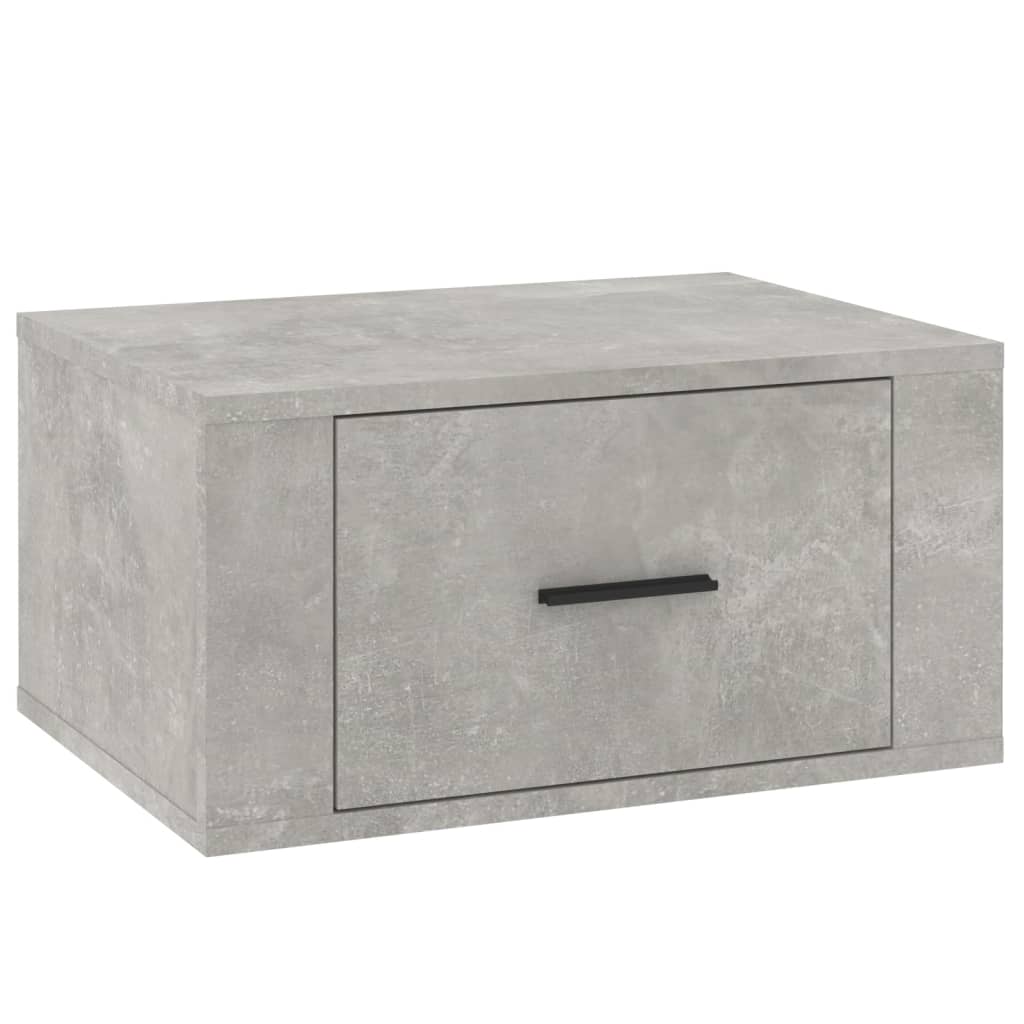 Noptiere de perete, 2 buc., gri beton, 50x36x25 cm GartenMobel Dekor