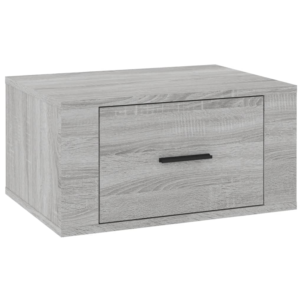 Noptiere de perete, 2 buc., gri sonoma, 50x36x25 cm GartenMobel Dekor