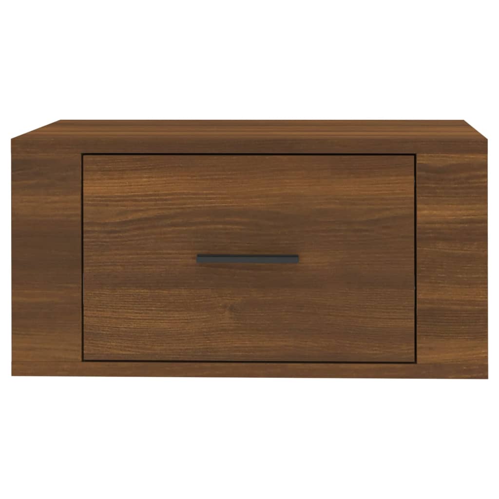 Noptiere de perete, 2 buc., stejar maro, 50x36x25 cm GartenMobel Dekor