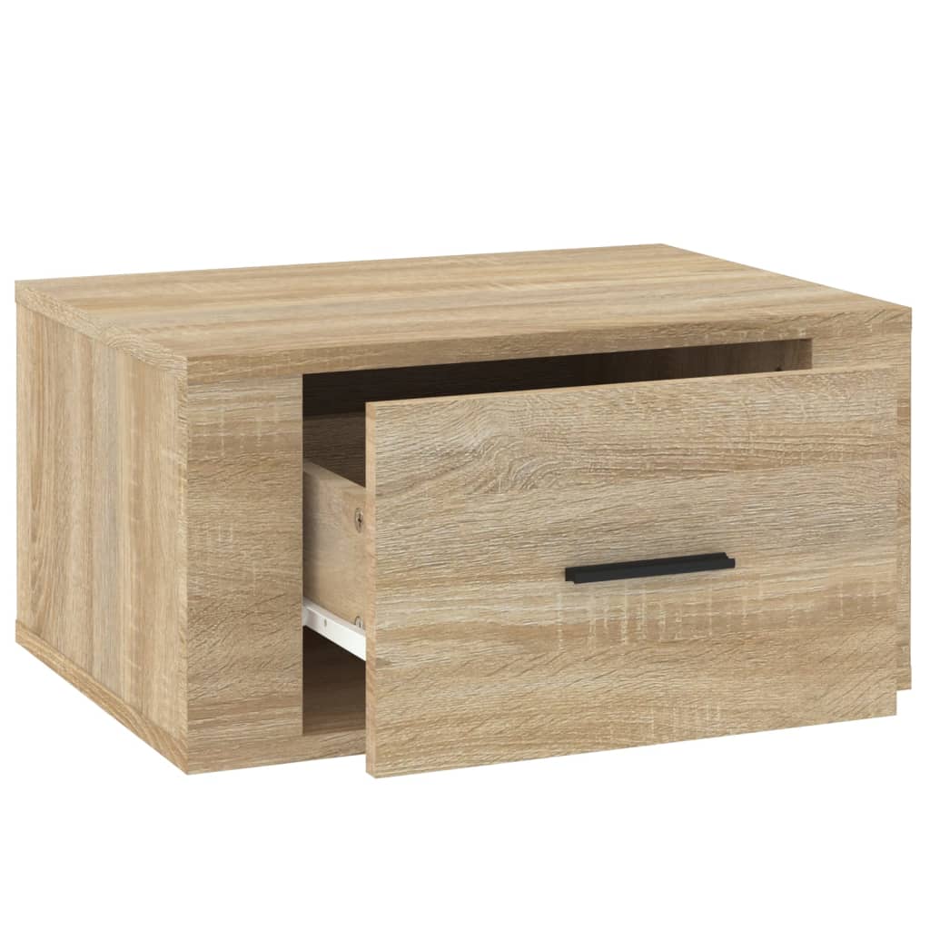 Noptiere de perete, 2 buc., stejar sonoma, 50x36x25 cm GartenMobel Dekor