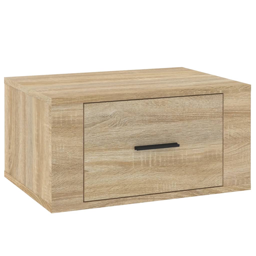 Noptiere de perete, 2 buc., stejar sonoma, 50x36x25 cm GartenMobel Dekor