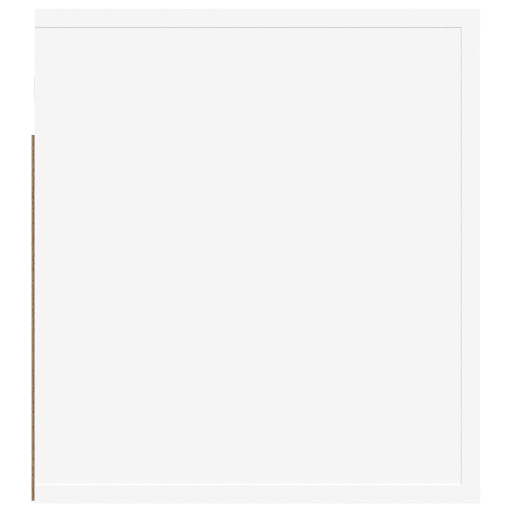 Noptiere de perete, 2 buc., alb, 50x36x40 cm GartenMobel Dekor
