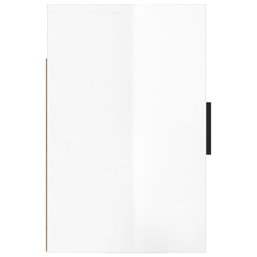 Noptiere de perete, 2 buc., alb extralucios, 50x30x47 cm GartenMobel Dekor