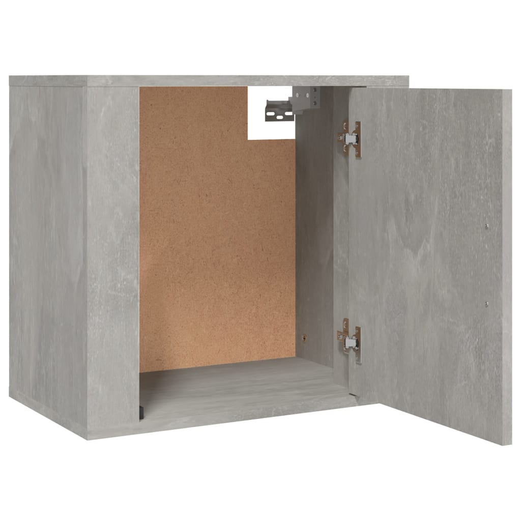 Noptiere de perete, 2 buc., gri beton, 50x30x47 cm GartenMobel Dekor