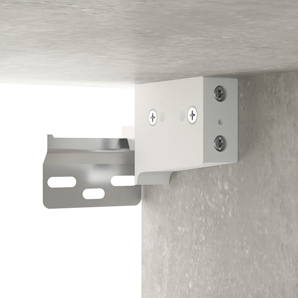 Noptiere de perete, 2 buc., gri beton, 50x36x40 cm GartenMobel Dekor