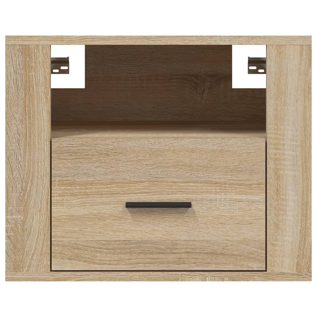 Noptiere de perete, 2 buc., stejar sonoma, 50x36x40 cm GartenMobel Dekor