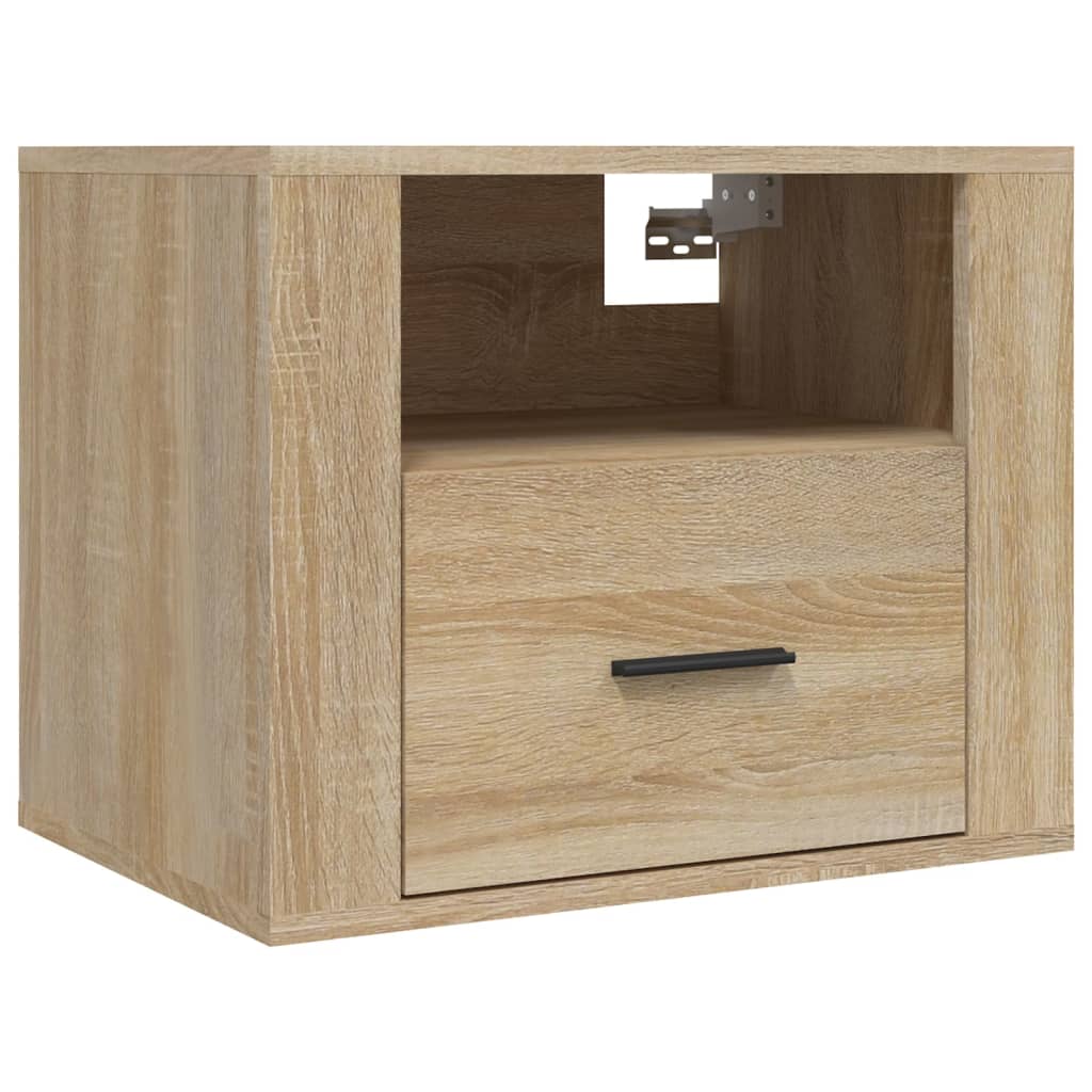 Noptiere de perete, 2 buc., stejar sonoma, 50x36x40 cm GartenMobel Dekor